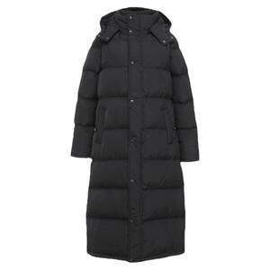 韩版中长款立领加厚羽绒服女过膝