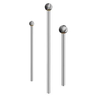 加长旋转锉金属雕刻电动打磨头钨钢铣刀磨头D型硬质合金旋转锉刀