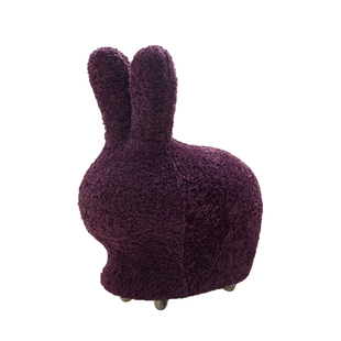 创意小兔子儿童凳卡通动物造型座椅网红客厅摆件可爱萌兔滑轮凳子
