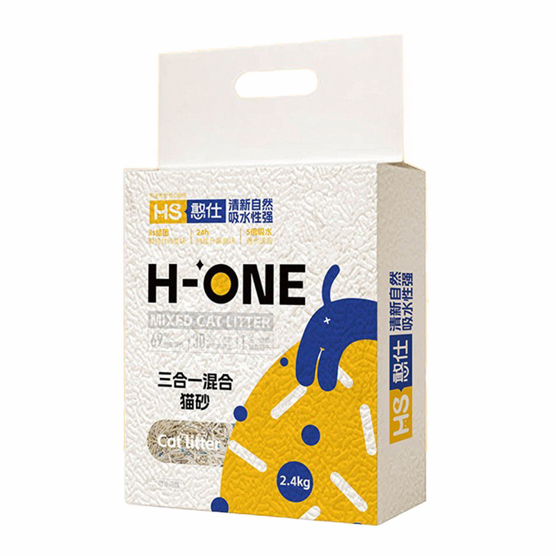 憨仕猫砂豆腐膨润土混合型猫砂抑菌除臭无尘绿茶柠檬蜜桃原味猫沙
