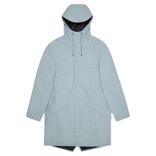 Rains 中长防风防水面料夹克风衣外套旅行男女Long Jacket/12020