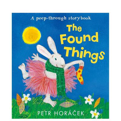 【预售】丢失的袜子 英国插画师Petr Horacek 洞洞书 The Found Things 原版英文儿童趣味