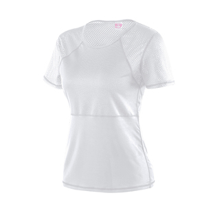 运动t恤女速干长短袖女健身服休闲网眼透气跑步T恤瑜伽服大码圆领