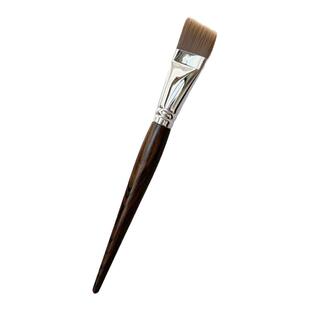 超薄刀锋粉底刷！无痕不吃粉平头粉刷扁头斜角化妆师专用轻薄服贴