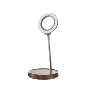 2025新款吸附磁吸手机支架自拍神器360度升降旋转折叠桌面直播铝合金手机架