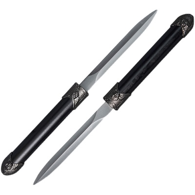 鸳鸯剑不锈钢一体车载防身短刀