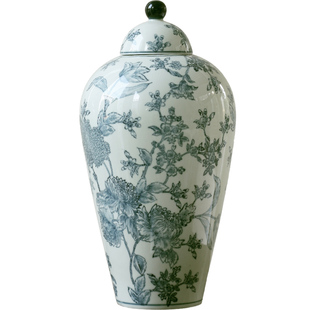 【微瑕特价】 做花瓶不影响使用及美观 景德镇青花瓷陶瓷装饰摆件