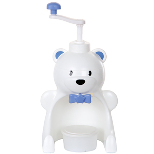 日本进口pearl手动刨冰机儿童可爱企鹅白熊雹冰机家用小型冰沙机