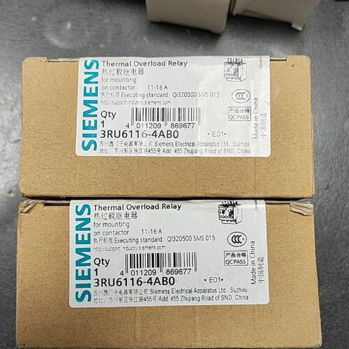 询价-热继电器3RU6116-4AB0