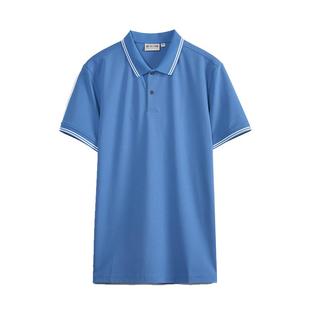 MCS男装源自万宝路夏季男款纯色翻领POLO衫时尚休闲百搭短袖