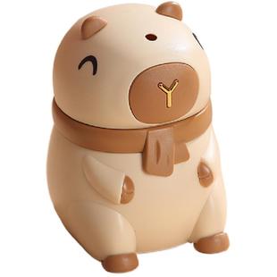 卡皮巴拉牙签盒高颜值卡通可爱创意按压式弹出牙签罐家用牙签筒