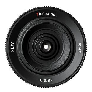 七工匠18mm F6.3二代广角定焦饼干镜头适用索尼E富士X松下M43微单