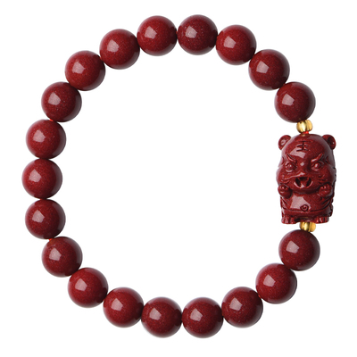宫廷级高含量朱砂生肖手串