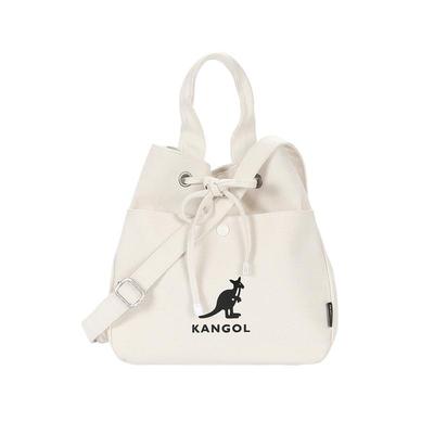 KANGOL官方正品抽绳帆布水桶包