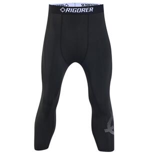 准者紧身裤压缩裤男春季新款七分跑步训练健身运动打底裤高弹透气