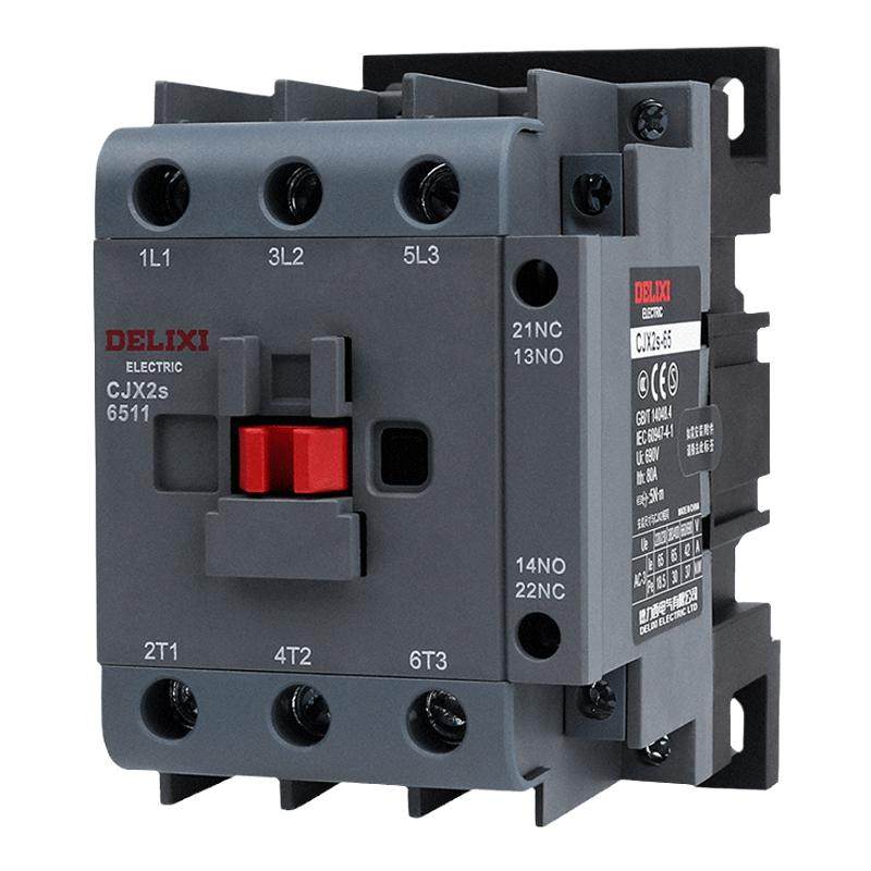 德力西交流接触器CJX2S1210/1810/2510/3211/6511单相三项220V380