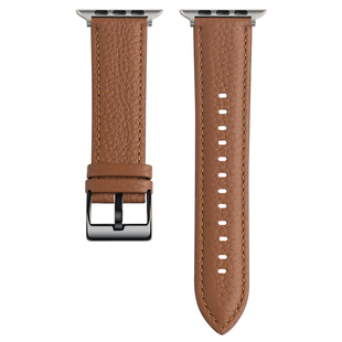 适用iwatch11苹果手表S11表带applewatch10皮质S10荔枝纹S9高级感SE3新款S8小众S7男女6代创意运动智能watchs