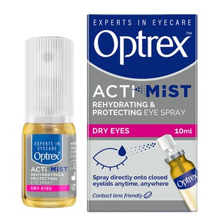 Optrex爱滴氏润眼喷雾眼药水缓解眼疲劳眼干眼痒非滴眼液眼部喷雾