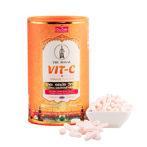 泰国进口diycaki皇家vc1000片维生素c官方旗舰正品糖果咀嚼片大瓶