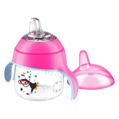 新安怡飞利浦卡通婴儿鸭嘴企鹅杯