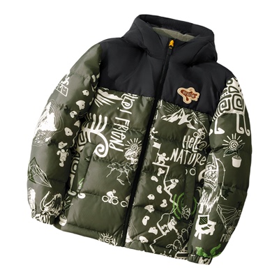 儿童羽绒服外套男童正品李宁