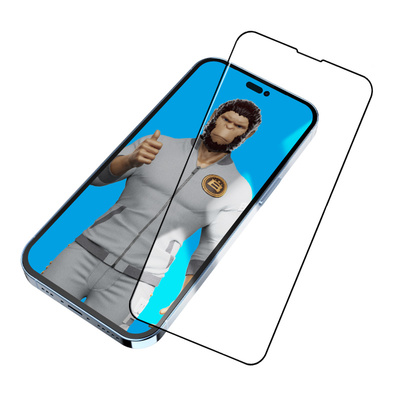 蓝猩适用苹果14promax钢化膜听筒