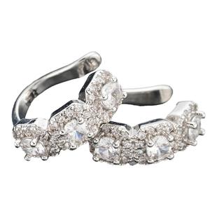 新款冰糖满钻耳骨夹男无耳洞耳钉女小众耳夹欧美高级感饰品耳饰