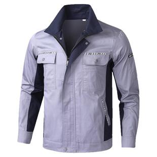 夏季工作服套装男耐磨汽车修理厂服建筑工地安装工人劳保服定制