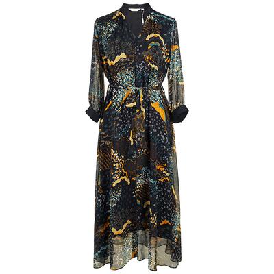 简爱诺优雅气质桑蚕丝连衣裙