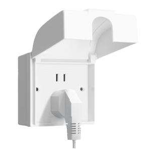 明装插座防水盒86型浴室明线面板开关防水罩户外一体五孔防水插座