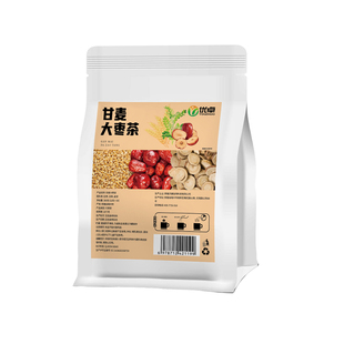 甘麦大枣汤淮浮小麦干甘草丹麦同红枣仁堂中药材免煮汤茶包旗舰店