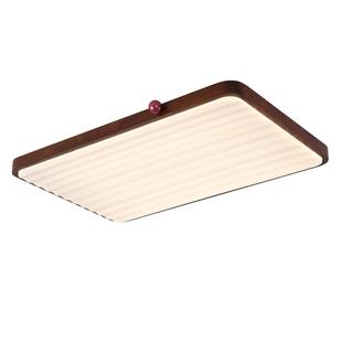 雷士照明中古风客厅灯原木高级感新中式护眼小奶豆卧室灯吸顶灯具