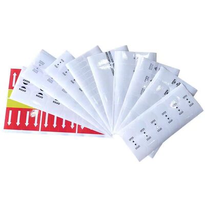 易撕贴OPEN透明封口贴间隔胶现货