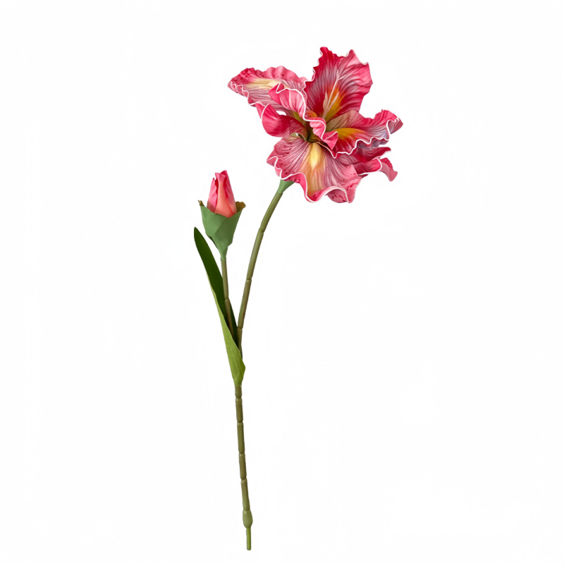 法式2头鸢尾花仿真假花束自然风