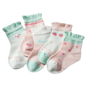 科巢儿童袜子秋夏季薄款棉婴儿透气网眼袜