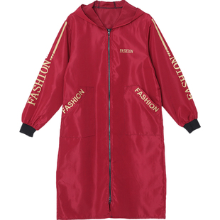 春夏罩衣女新款防尘衣围衣加长款男士薄款工作服防水围裙厨房家用