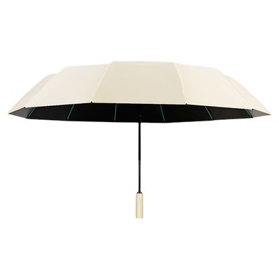 120骨抗暴风伞黑胶防晒晴雨两用