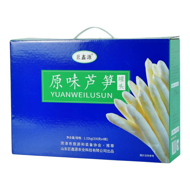 原味芦笋罐头巨鑫源330g曹县特产