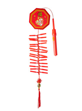 新年装饰品仿真电子鞭炮灯串春节