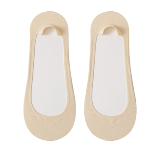 冰丝船袜女夏季薄款防滑不掉跟纯棉浅口隐形海绵底女士高跟鞋袜子