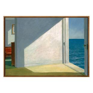 新品爱德华·霍珀《靠海的房间》客厅餐厅装饰画小众艺术风景挂画