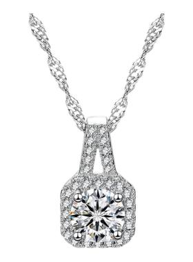 简约四叶草情人节礼物钻石项链