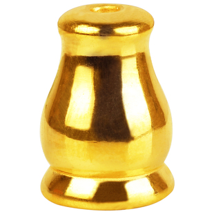 足金999亮面三通佛塔硬金佛头配件文玩手串24K纯黄金配饰顶珠男女