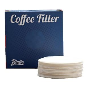 Bincoo意式咖啡机手柄粉碗专用圆形滤纸摩卡壶滤纸51/53/58/60mm