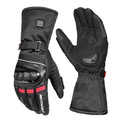 摩多狼保暖防水机车加厚骑士手套