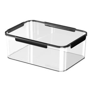 透明收纳箱家用衣服零食玩具储物箱大容量整理箱杂物收纳盒密封盒