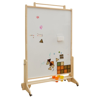 小盆友儿童画画板家用可移动宝宝幼儿专用小黑板磁性无尘写字白板