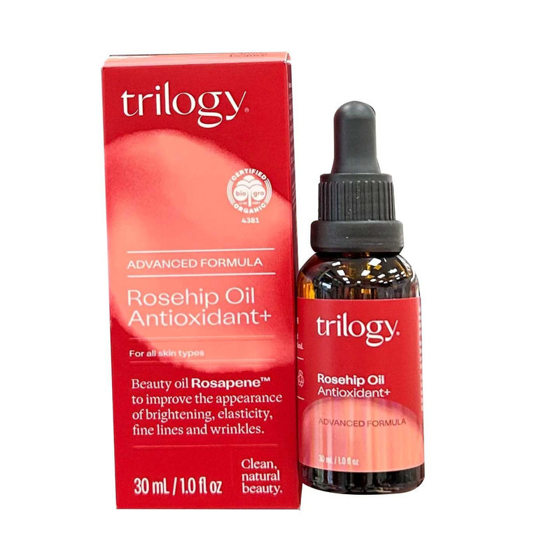 新西兰直邮trilogy趣乐活强效淡皱纹玫瑰果油30ml/45ml去豆印