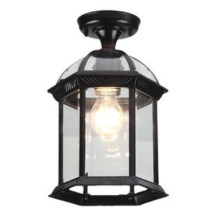 玻璃阳光房专用吸顶灯户外阳台雨棚吊灯防晒简约室外屋檐顶灯LED