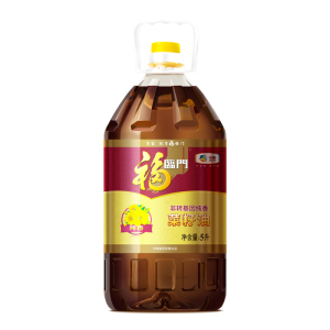 福临门 非转基因纯香菜籽油5L 味道醇香 食用油 中粮